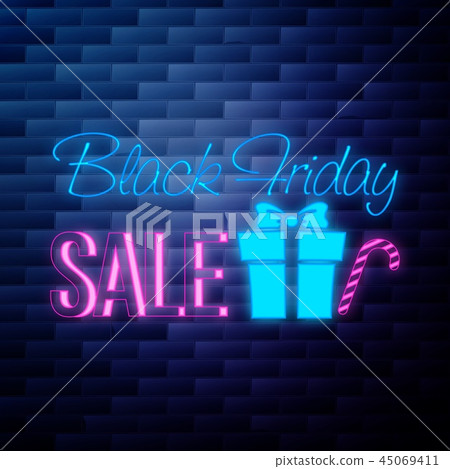 Vintage Black Friday Sale emblem Vintage Black Friday Sale emblem 45069411