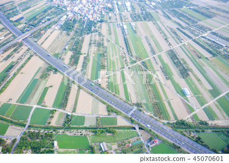 Taiwan farmland aerial village settlement winter air pollution aerial view air pollution Taiwan farmland aerial village settlement winter air pollution aerial view air pollution 45070601