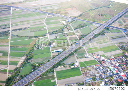 Taiwan farmland aerial village settlement winter air pollution aerial view air pollution Taiwan farmland aerial village settlement winter air pollution aerial view air pollution 45070602