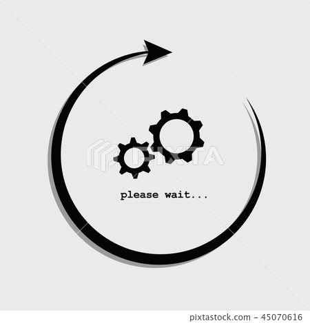please wait update concept with gears in a circle please wait update concept with gears in a circle 45070616