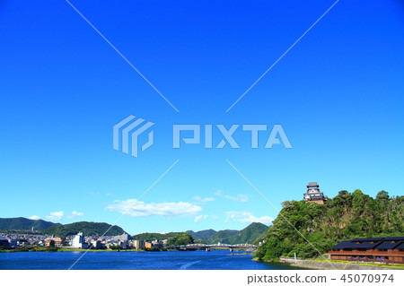 犬山市Kisogawa和犬山城 犬山市Kisogawa和犬山城 45070974