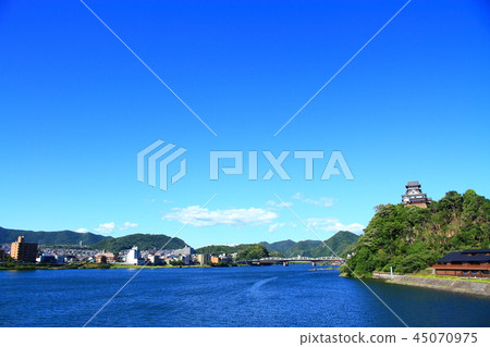 犬山市Kisogawa和犬山城 犬山市Kisogawa和犬山城 45070975
