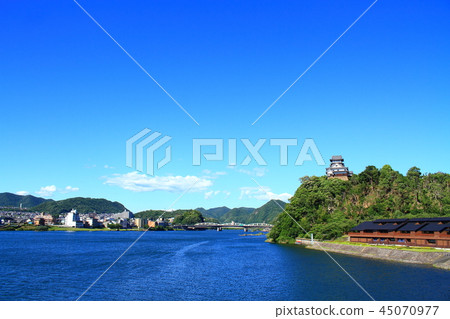 犬山市Kisogawa和犬山城 犬山市Kisogawa和犬山城 45070977