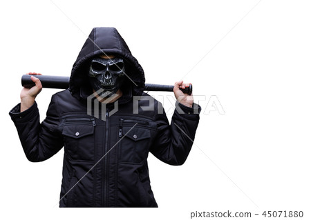 Maniac with a baseball bat Maniac with a baseball bat 45071880