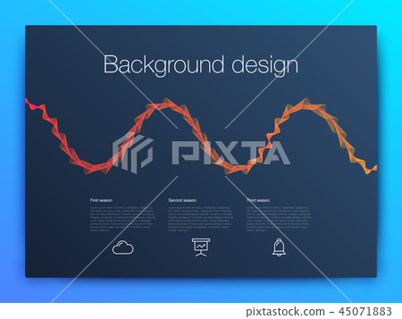 Futuristic user interface. UI Technology background vector Futuristic user interface. UI Technology background vector 45071883