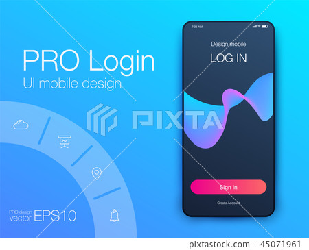 Vector Illustration of screens and web concept 45071961