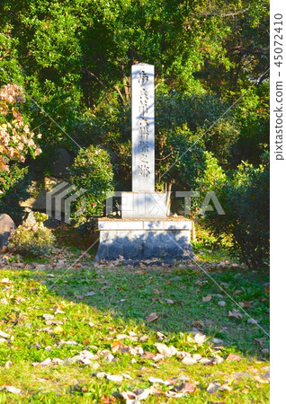 Stone monument of "the 6th infantry squadron" (Nagoya Castle Ninomaru trace / Nagoya City, Aichi Prefecture) 45072410