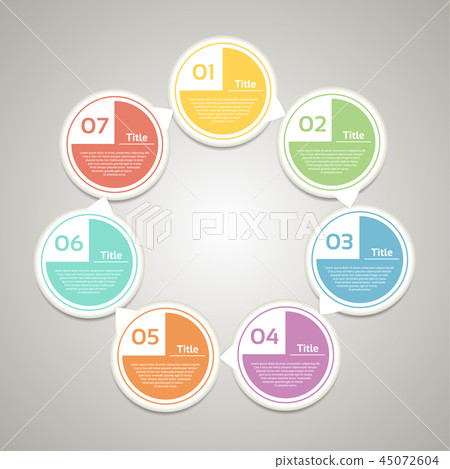 Vector circle infographic. Template for diagram - Stock Illustration ...