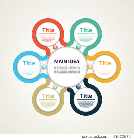 Vector infographic. Template for diagram, graph 45072673