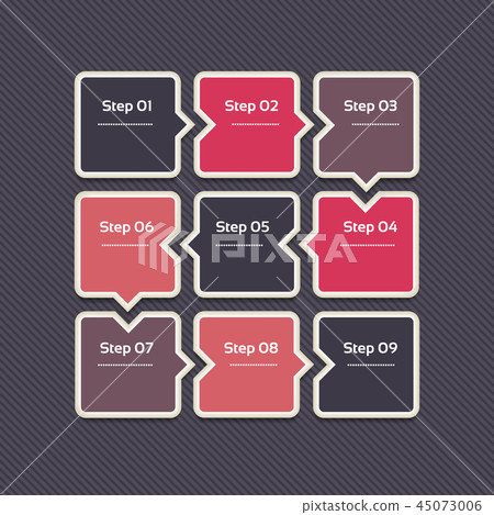 Vector progress background. Template for diagram 45073006