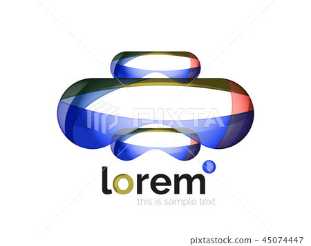 Abstract geometric business icon 45074447