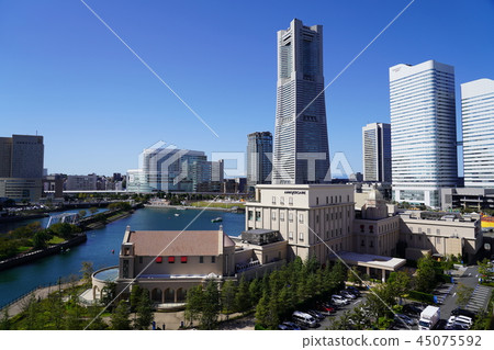 Urban landscape Yokohama Minatomirai 45075592