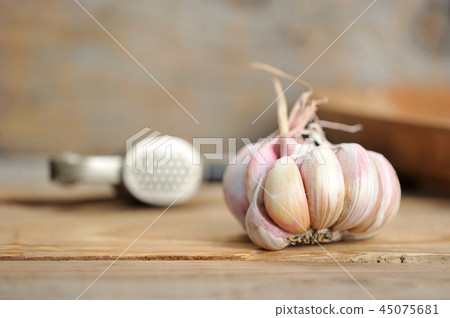 garlic head bulb and garlic presser 45075681