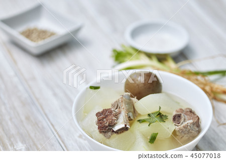 pork soup Pickled lemon Thai food 45077018