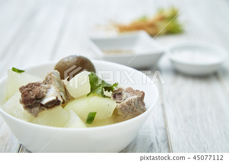 pork soup Pickled lemon Thai food 45077112