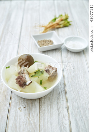 pork soup Pickled lemon Thai food 45077113