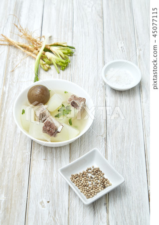 pork soup Pickled lemon Thai food 45077115