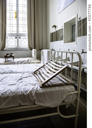 Old hospital beds Old hospital beds 45077746