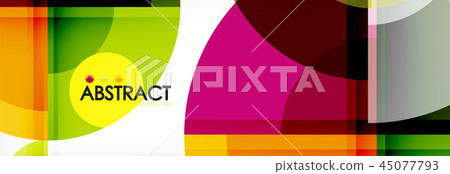 Abstract background - multicolored circles, trendy minimal geometric design Abstract background - multicolored circles, trendy minimal geometric design 45077793