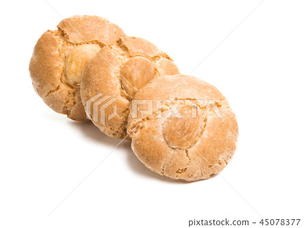 cookies with almonds isolated cookies with almonds isolated 45078377