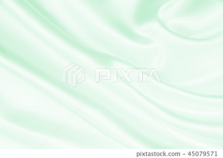 Smooth elegant green silk or satin luxury cloth  45079571
