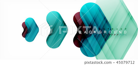 Shiny glossy arrows background 45079712