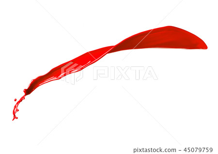 Red paint splash Red paint splash 45079759