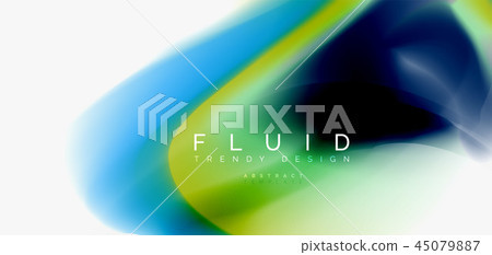 Mixing liquid color flow abstract background. Trendy abstract layout template for business or Mixing liquid color flow abstract background. Trendy abstract layout template for business or 45079887