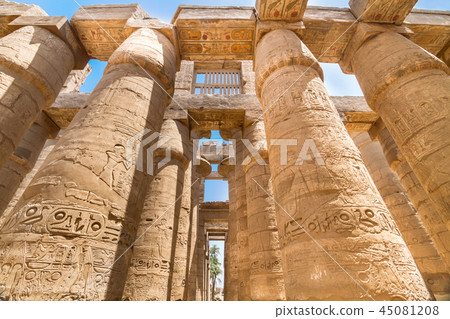 Temples of Karnak, ancient Thebes in Luxor, Egypt 45081208