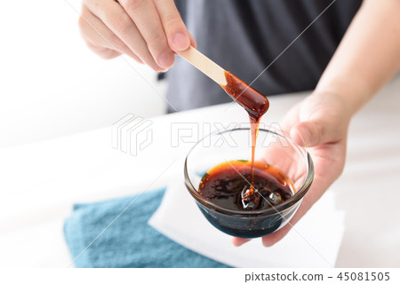 Hair Removal Waxing Image Stock Photo 45081505 Pixta