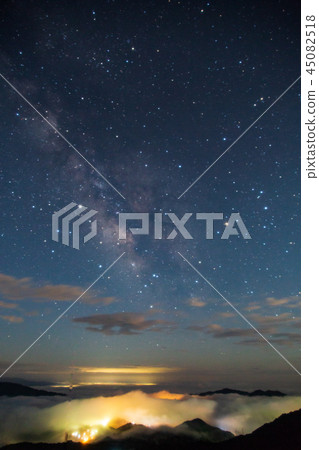 Sea of clouds and galaxies in Setouchi Sea of clouds and galaxies in Setouchi 45082518