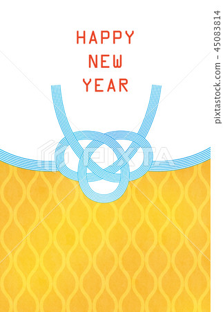 New Year's card template 45083814