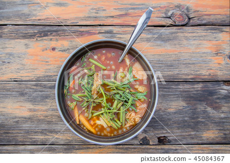 hot Curry orange soup Mesmerize vegetable hot Curry orange soup Mesmerize vegetable 45084367