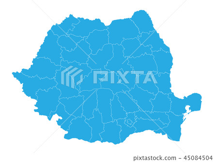 High detailed vector map High detailed vector map 45084504