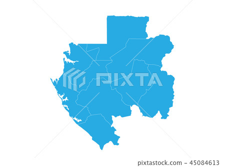 High detailed vector map 45084613