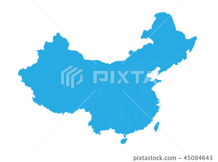 High detailed vector map 45084643
