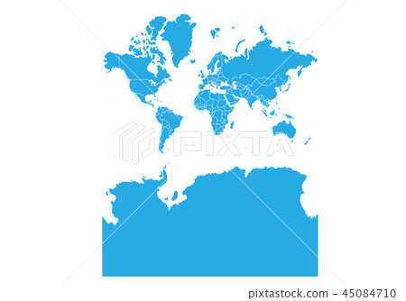 High Detailed Vector Map - Stock Illustration [45084710] - PIXTA