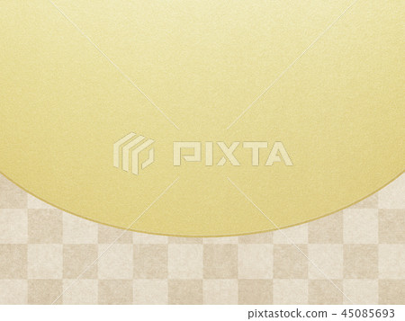 Japanese-Japanese style-Japanese pattern-background-gold leaf-checkered pattern Japanese-Japanese style-Japanese pattern-background-gold leaf-checkered pattern 45085693