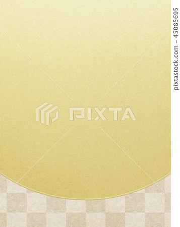 Japanese-Japanese style-Japanese pattern-background-gold leaf-checkered pattern Japanese-Japanese style-Japanese pattern-background-gold leaf-checkered pattern 45085695