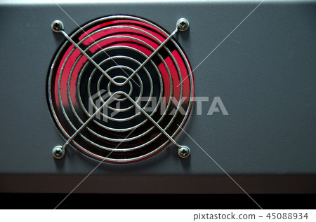 Top view power supply heat fan and Heat blower. 45088934
