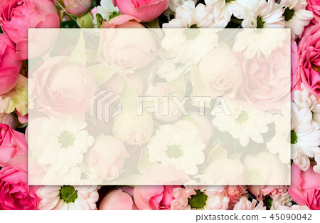 Pink roseflowers background Pink roseflowers background 45090042