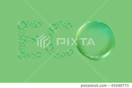 Water droplets object, water droplets, various fresh water droplets, water droplets background 45090773