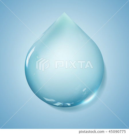 Water droplets object, water droplets, various fresh water droplets, water droplets background 45090775
