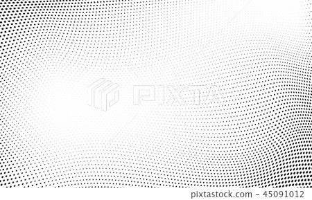 Dot halftone wave pattern abstract background - Stock Illustration ...