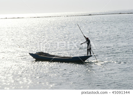 巴厘島的漁夫 45091344