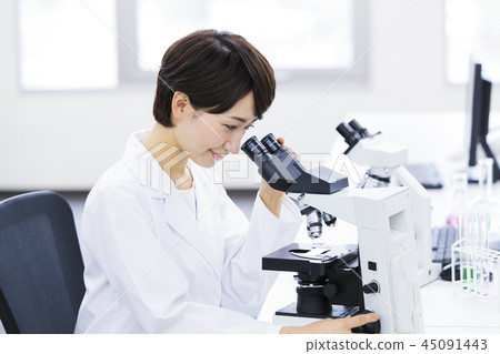 Research microscope science science experiment 45091443