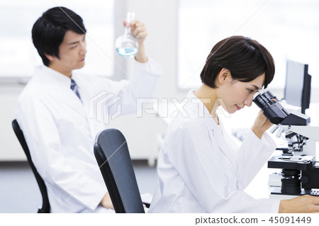 Research microscope science science experiment 45091449