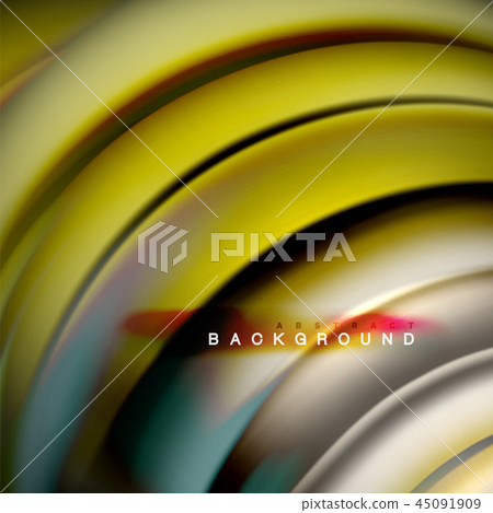 Background abstract - liquid color wave 45091909