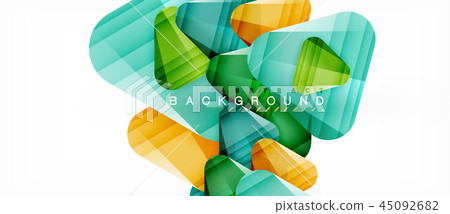 Geometric abstract background, triangles Geometric abstract background, triangles 45092682