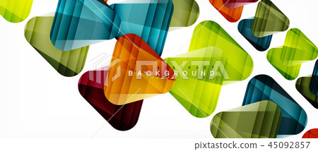 Geometric abstract background, triangles 45092857
